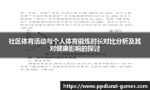 社区体育活动与个人体育锻炼时长对比分析及其对健康影响的探讨